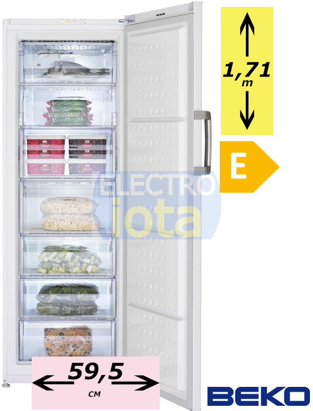 BEKO FS127940N congélateur pose-libre - 171cm