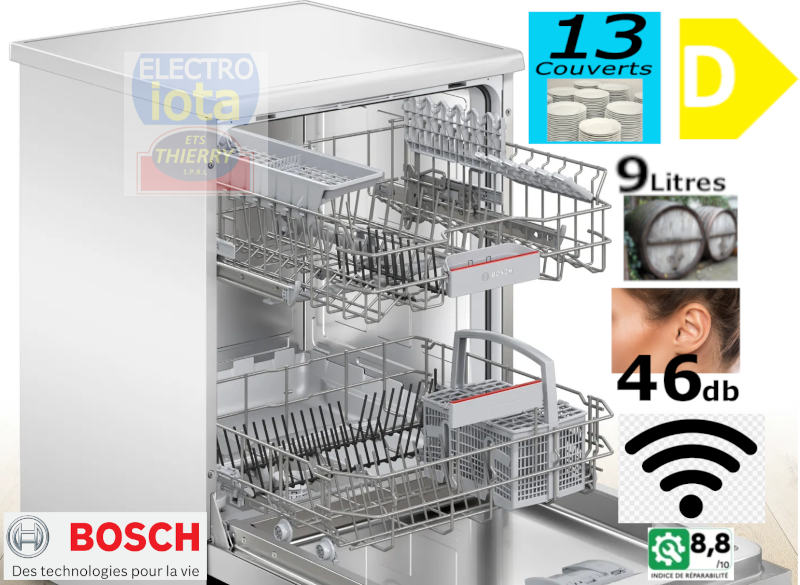 BOSCH SMS4HTW00E SERIE 4 lave-vaisselle pose-libre