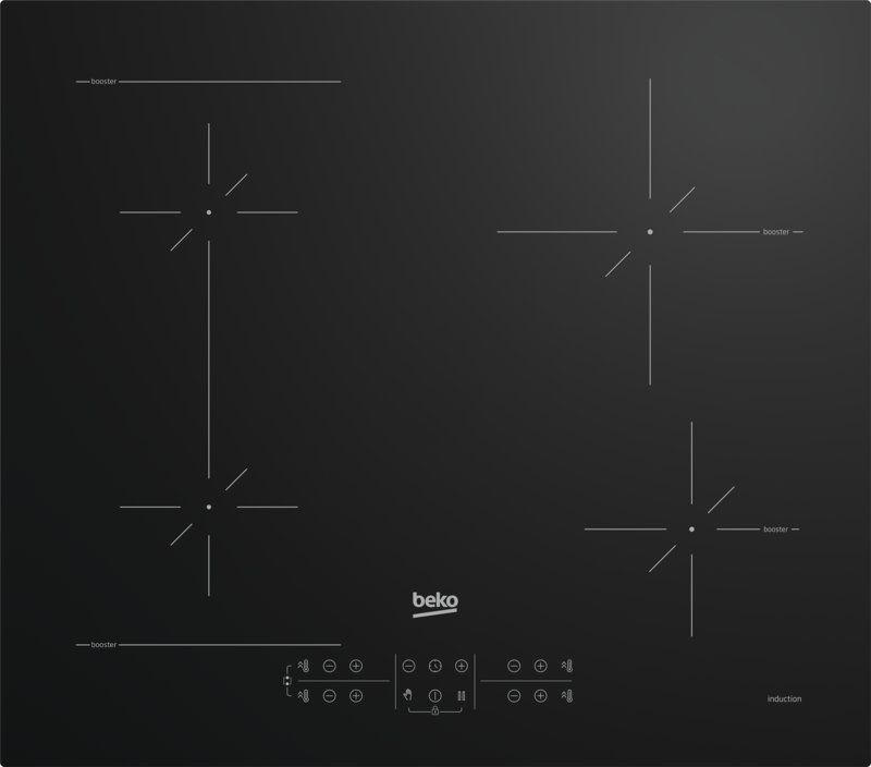 BEKO HII64200SFMT table de cuisson à induction - 60cm BEKO HII64200SFMT table de cuisson à induction - 60cm