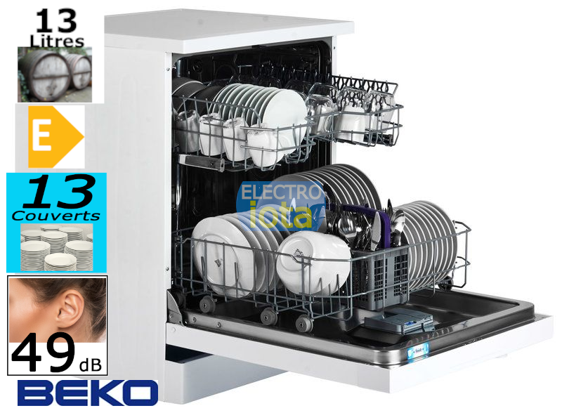 BEKO DVN043EW lave-vaisselle pose-libre