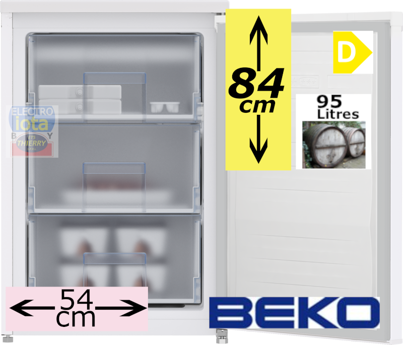 BEKO FSE1175N surgélateur pose-libre
