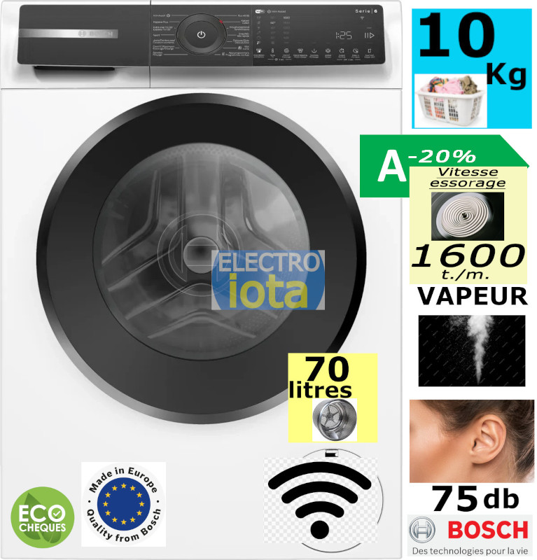 BOSCH WGH25605FG SERIE 6 lave-linge