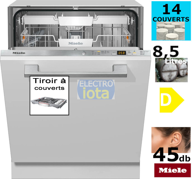 MIELE G5150SCVIEDST lave-vaisselle entièrement intégrable
