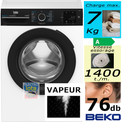BEKO BM3WFU3741B lave-linge
