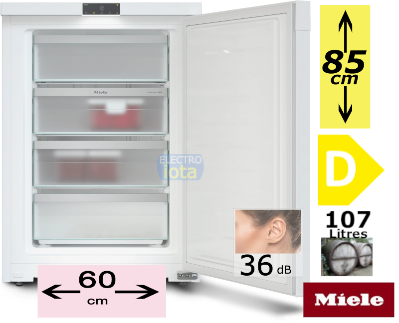 MIELE F4001DWS surgélateur pose-libre - 85cm