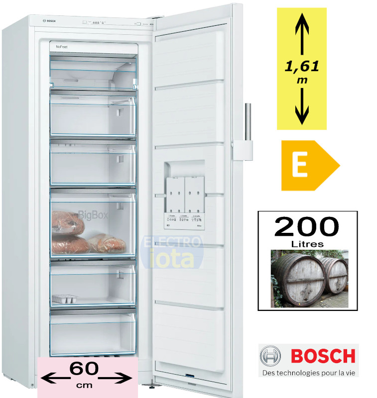 BOSCH GSN29VWEV SERIE 4 congélateur pose-libre - 161cm