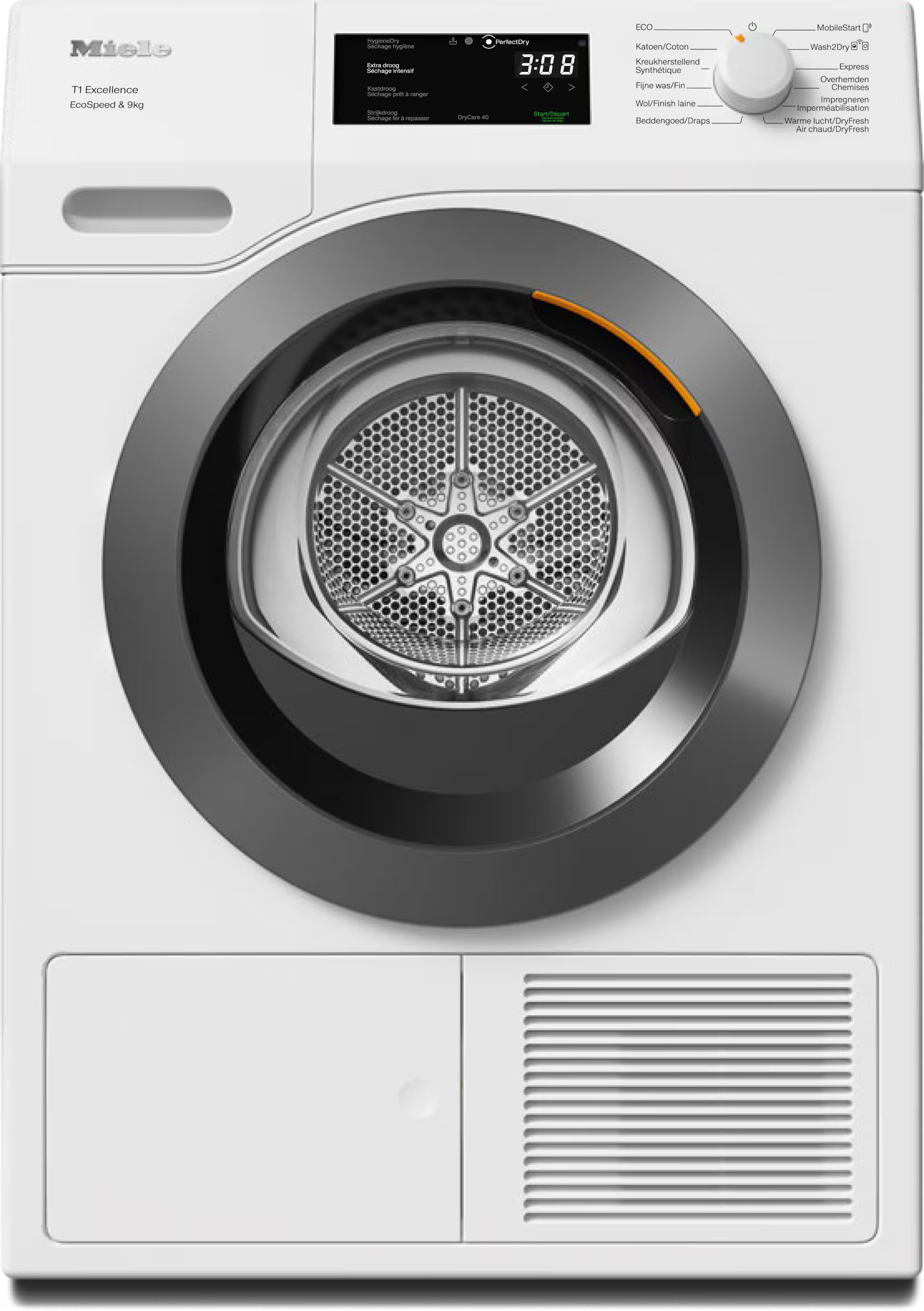 MIELE TED655WP CHROME EDITION seche-linge