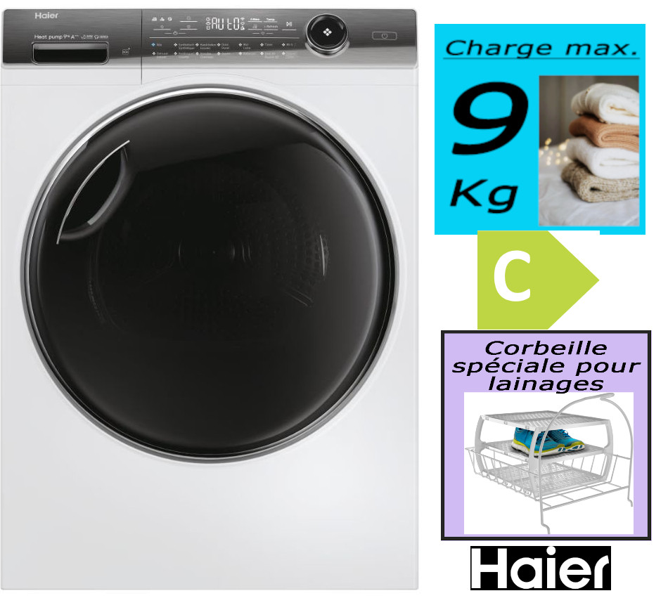HAIER HD90-A3Q979U1-DF seche-linge